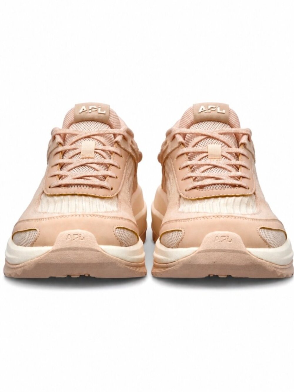 NEW APL Athletic Propulsion Labs Jogger Sneaker in Beach/Alabaster/Ivory SZ 11